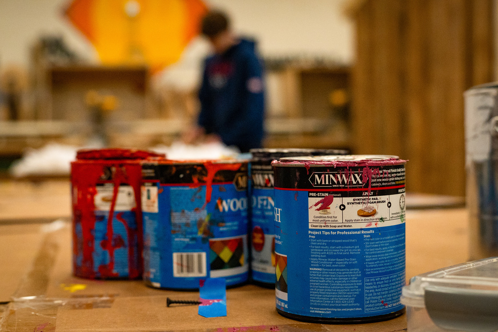 Homecoming float materials