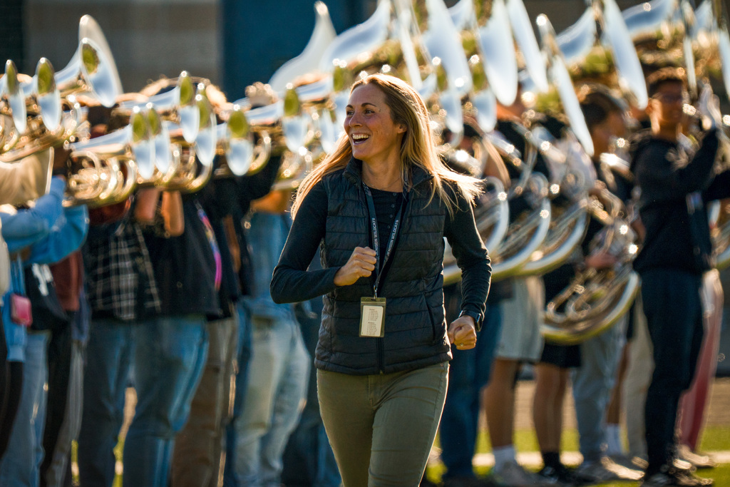 Band director running