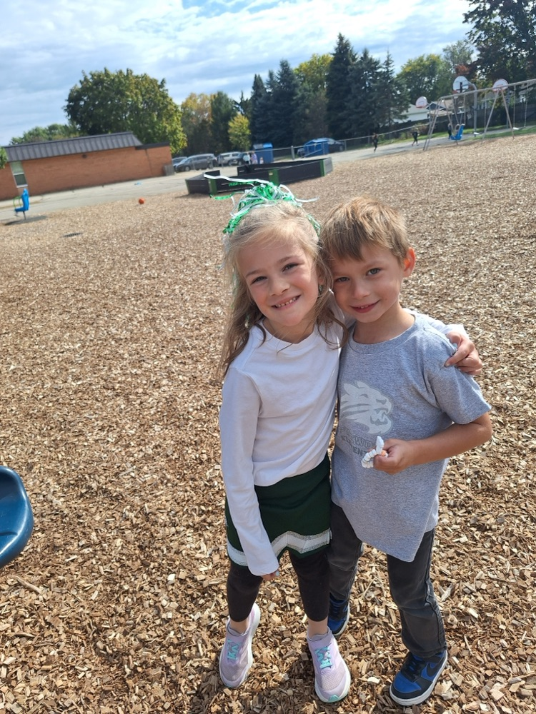 students wearing spirit wear