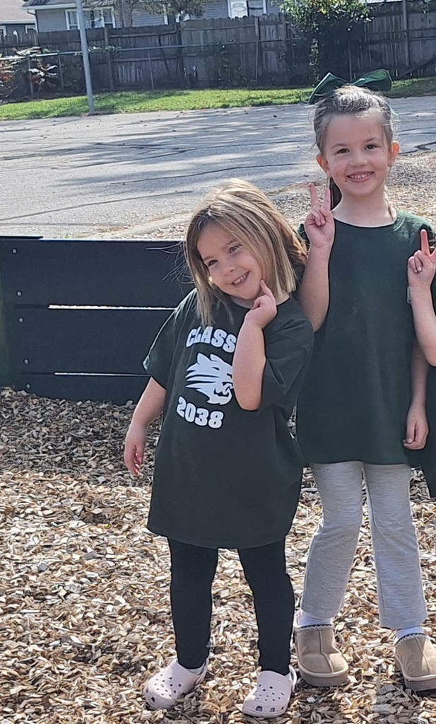 students wearing spirit wear