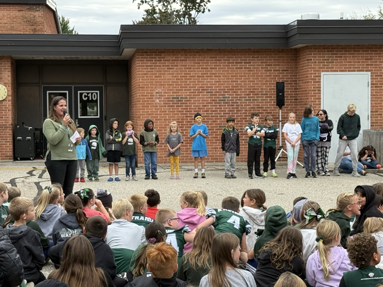 outdoor assembly at school