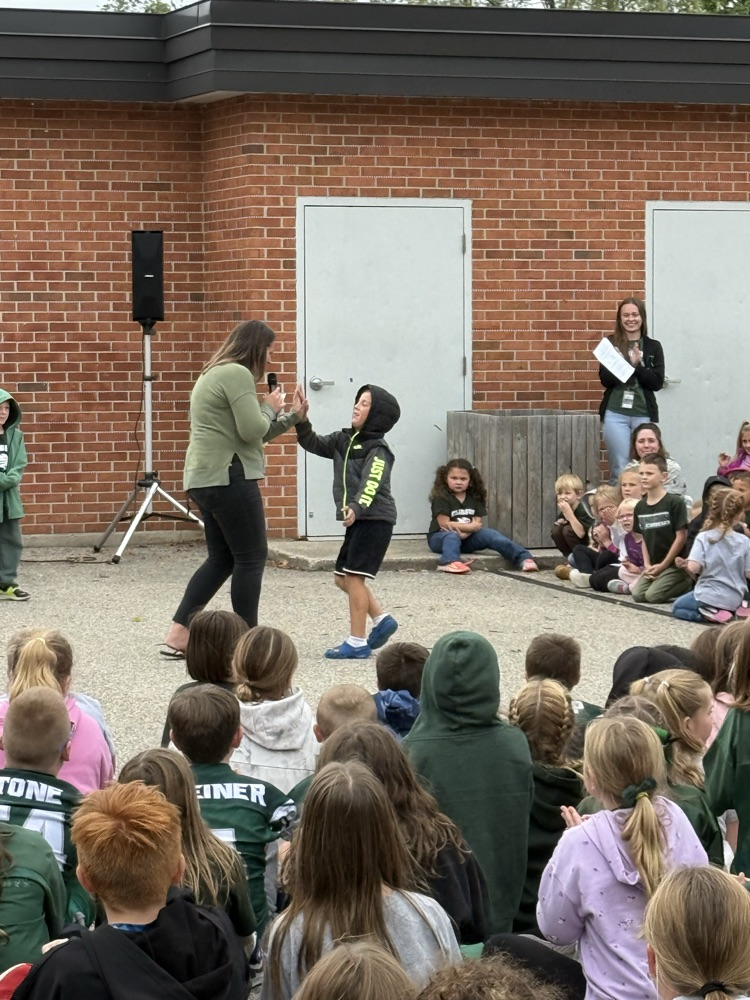 outdoor assembly at school