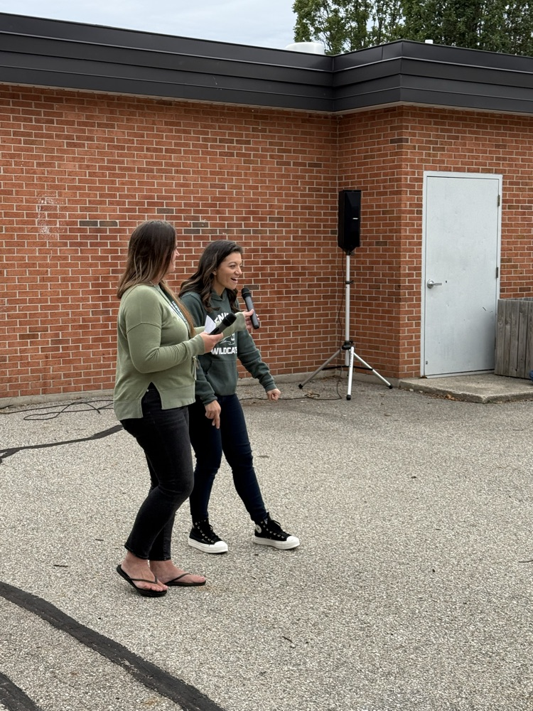 outdoor assembly at school