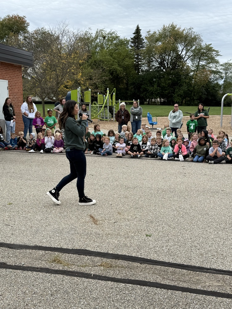 outdoor assembly at school