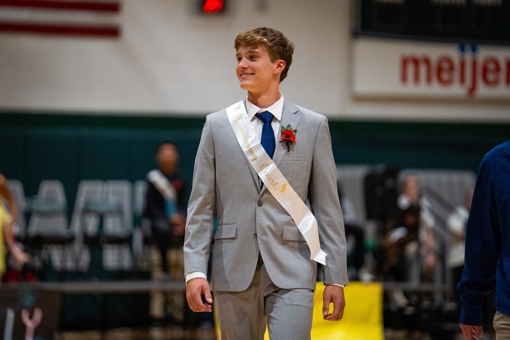 Homecoming rep smiling