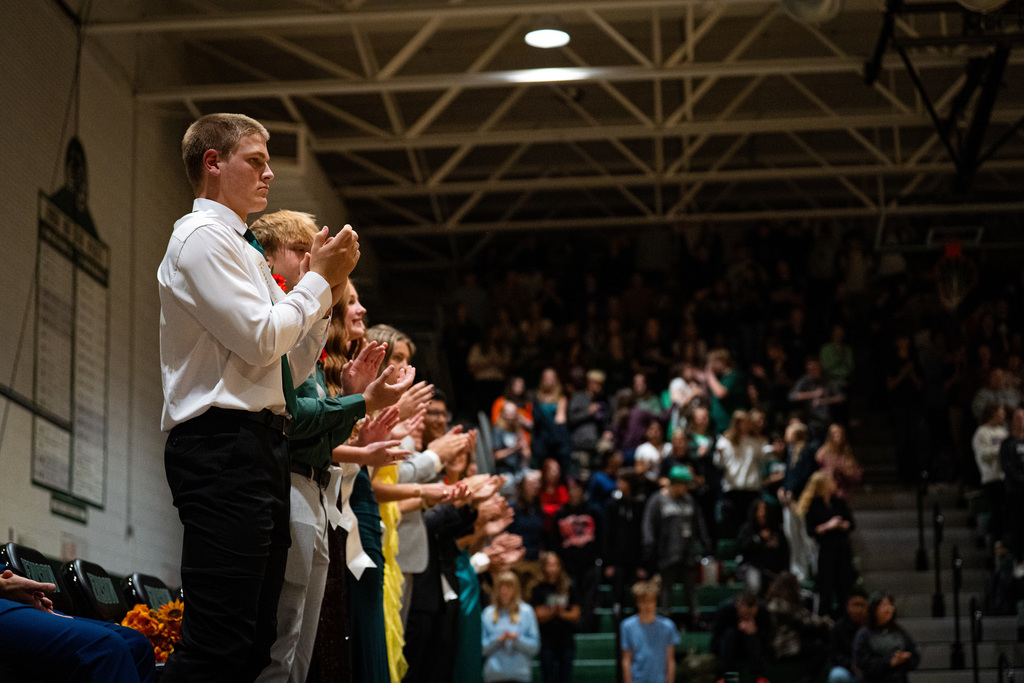 Homecoming reps smiling