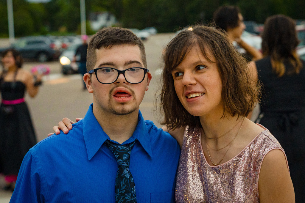 Students at Homecoming Dance