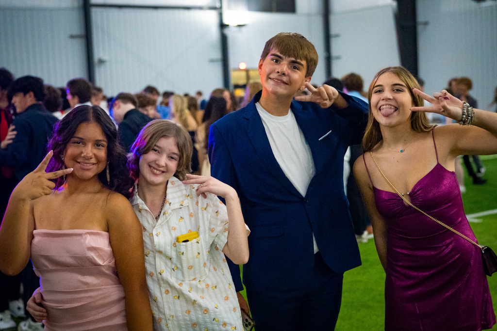 Students at Homecoming Dance