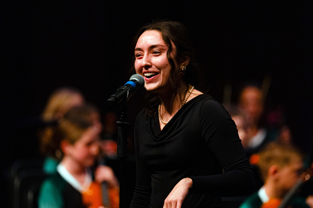 Orchestra staff speaking