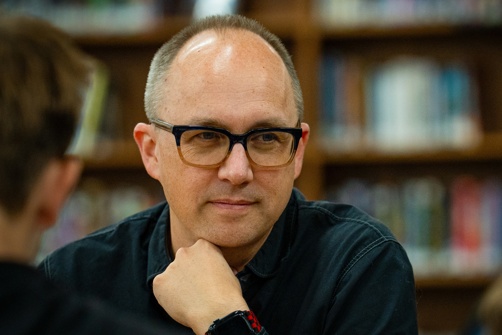 Community member at Intergenerational Interview Day