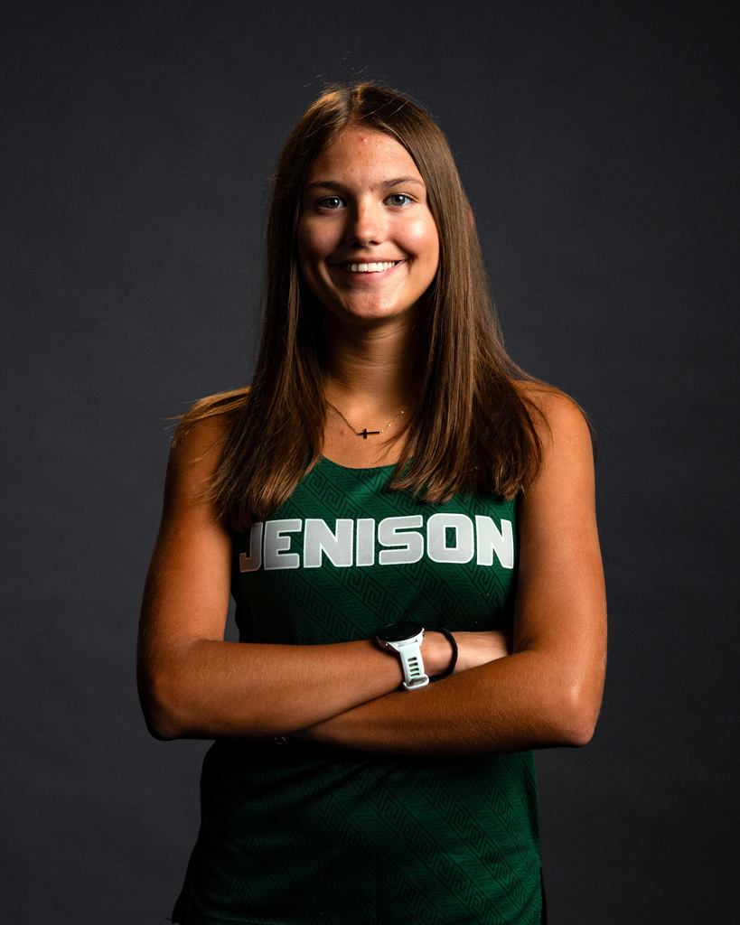 Cross country member smiling