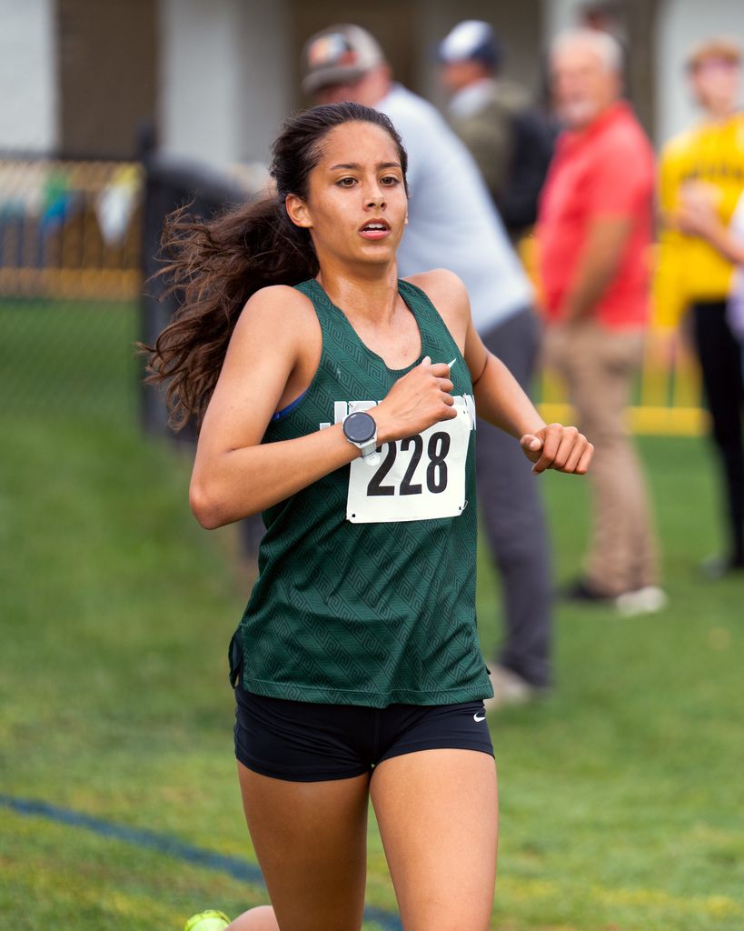 Cross country member running