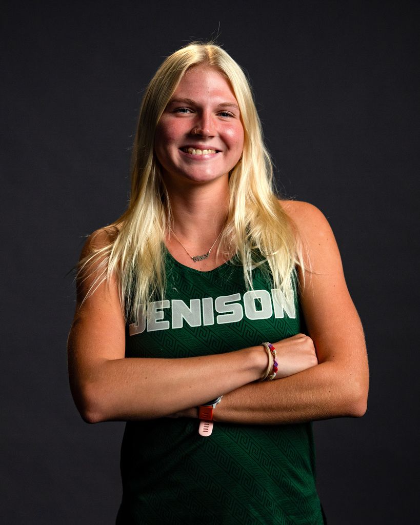 Cross country member smiling