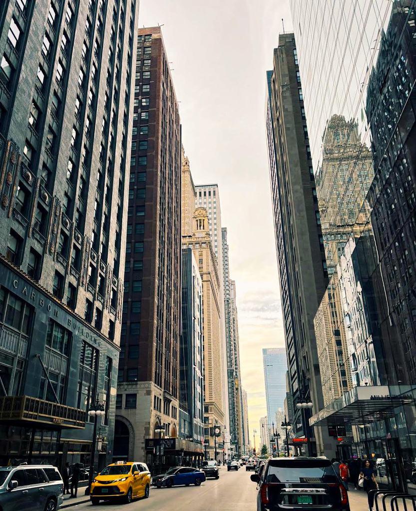 Students visiting Chicago