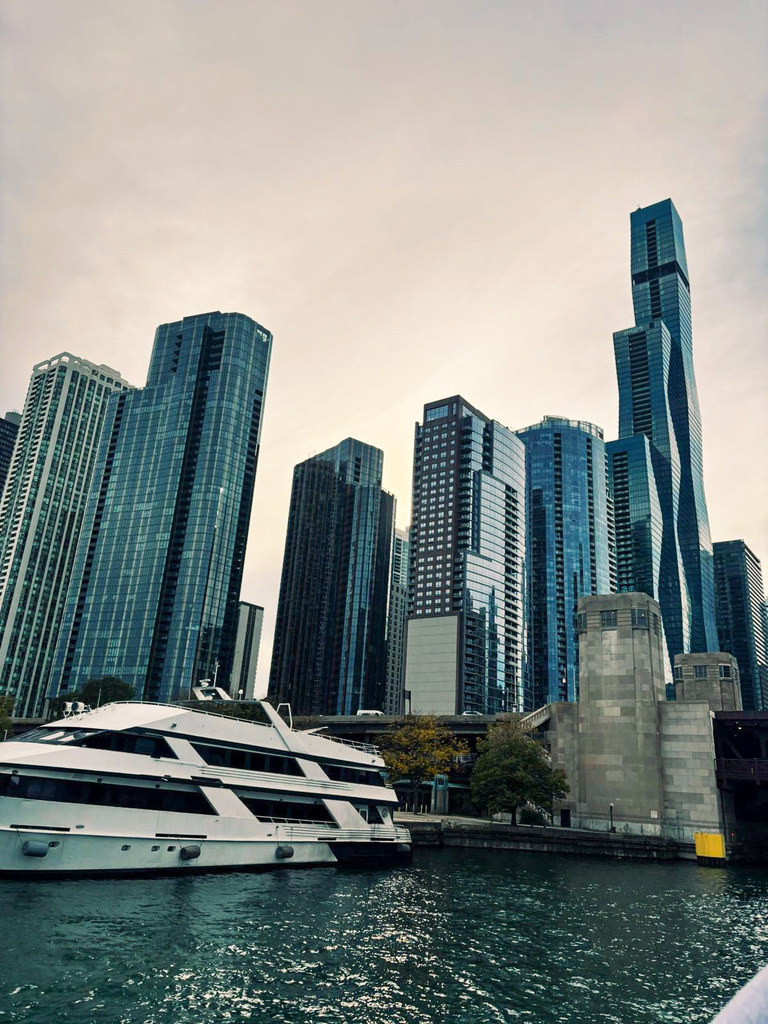 Students visiting Chicago