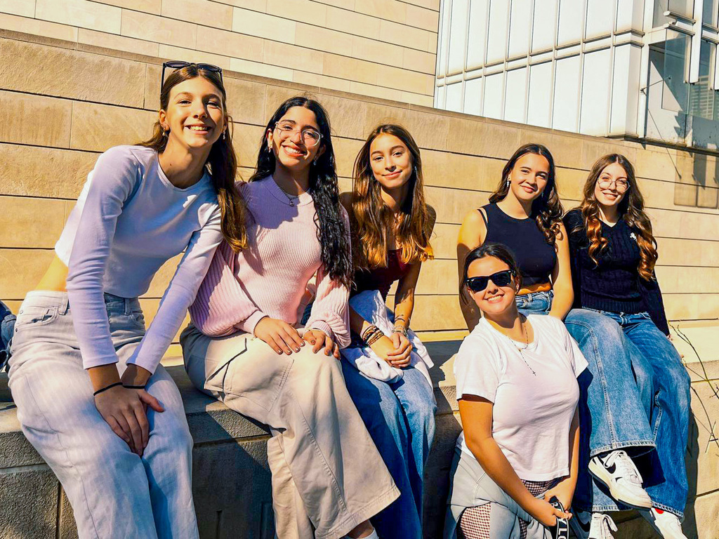 Students visiting Chicago