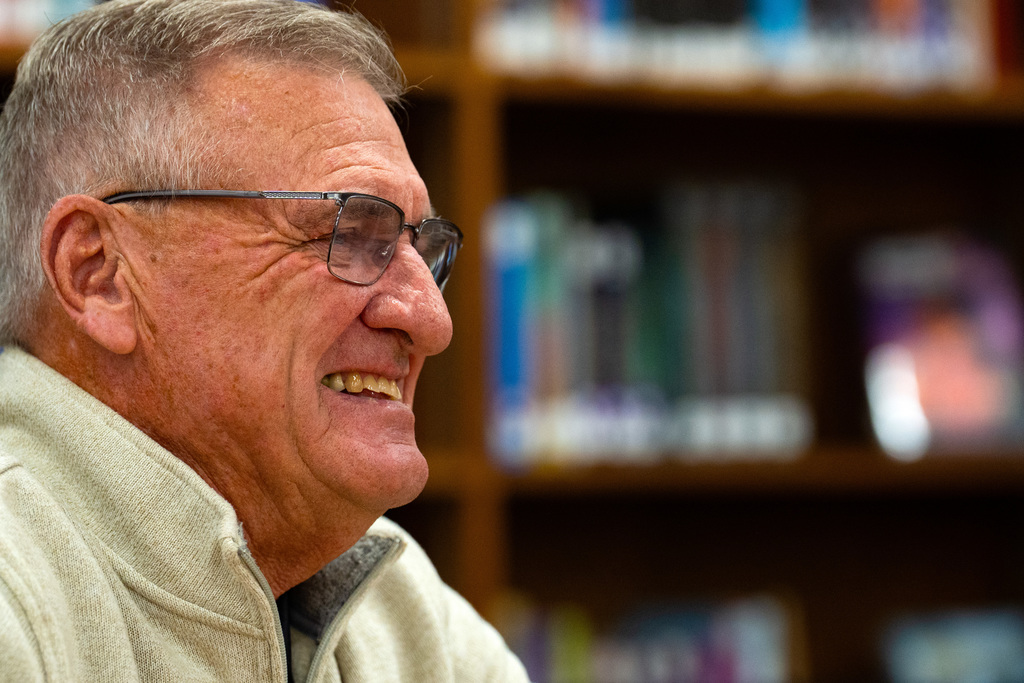 Students at Intergenerational Interview Day