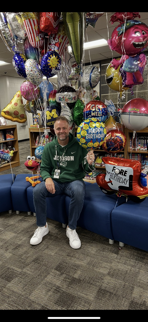 Mr Verbeek with balloons