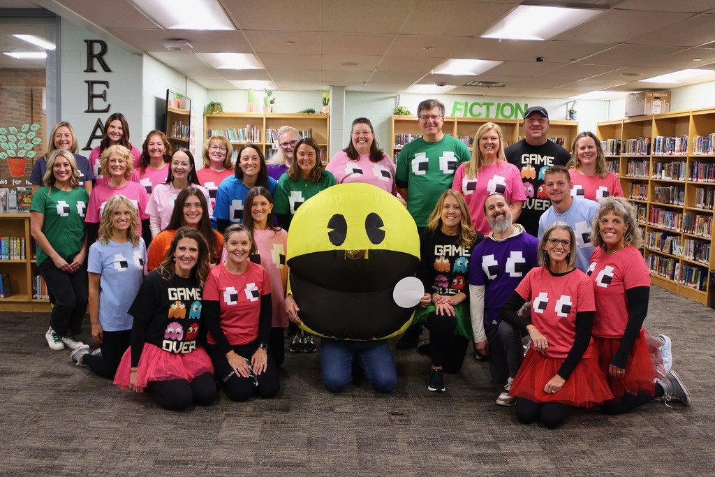 Staff member celebrating Halloween in costume