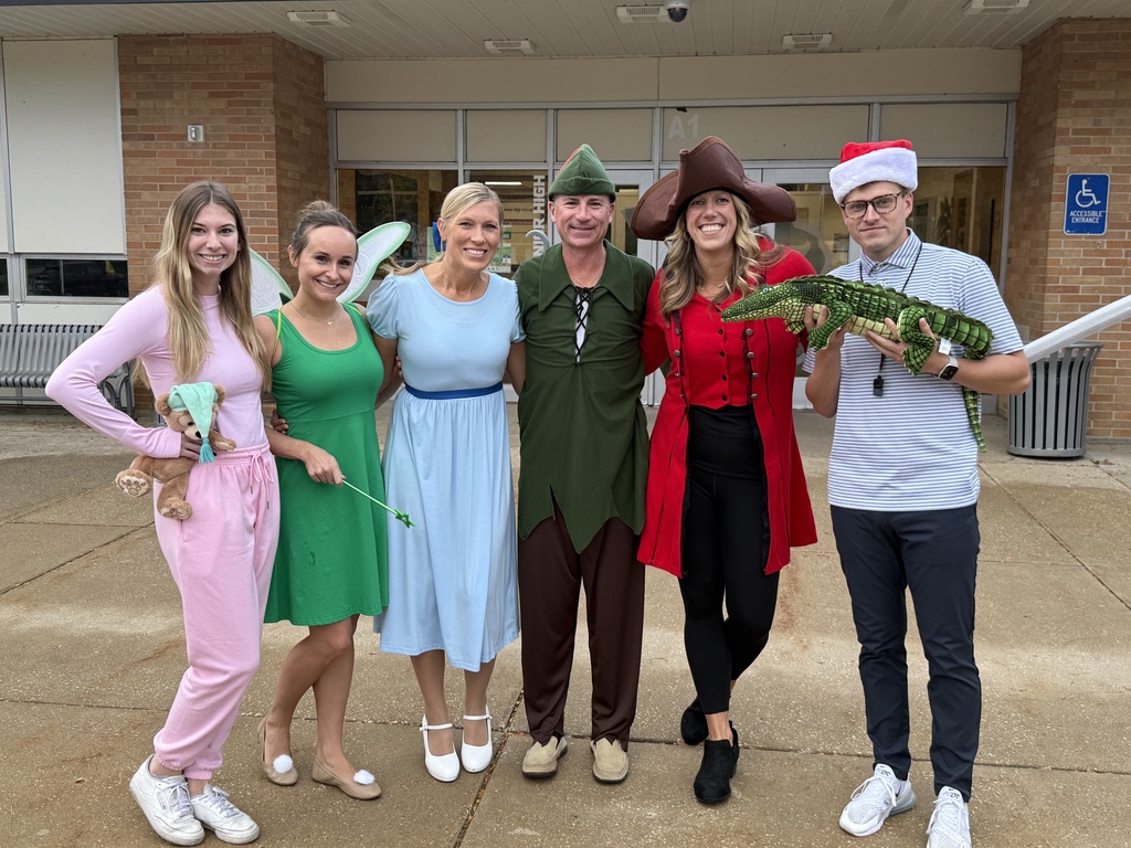 Staff member celebrating Halloween in costume