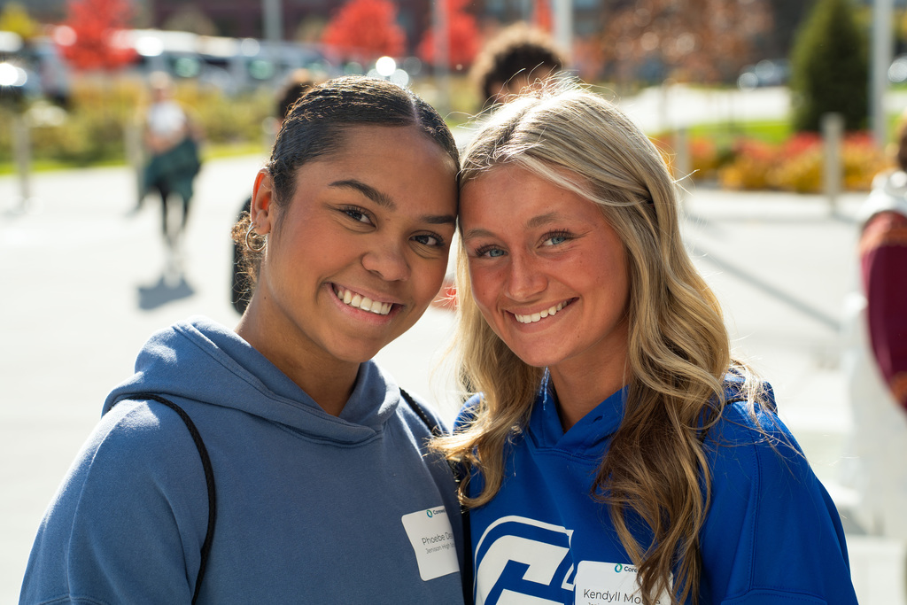 Students posing at Corewell Health