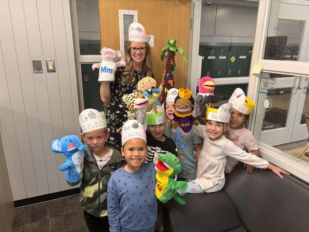 Kindergarten students before their ABC Parade