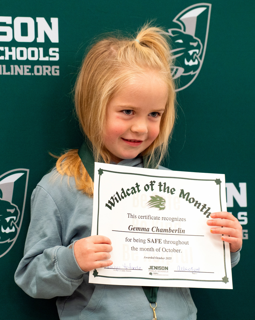 ECC students with their award