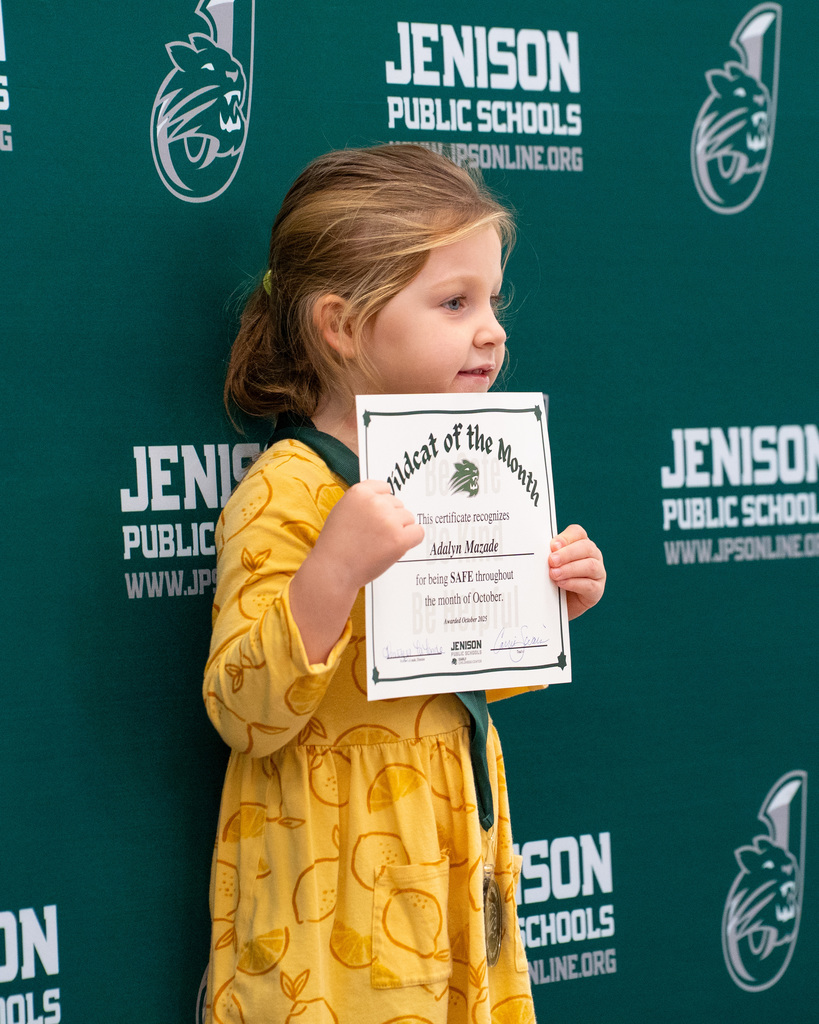ECC students with their award