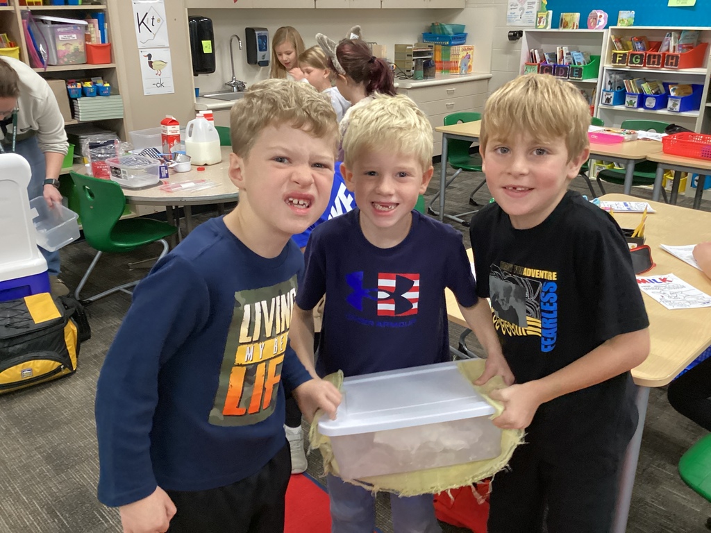 Students. making ice cream