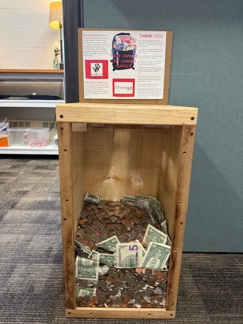 Money in Donation Box