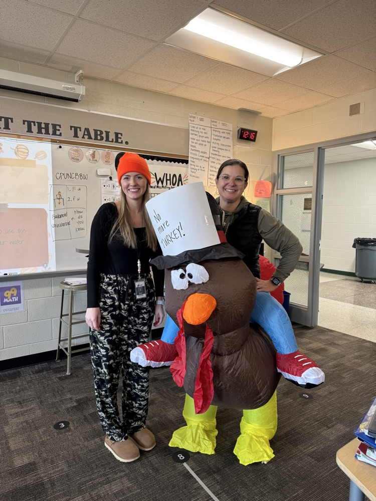 teacher in turkey costume