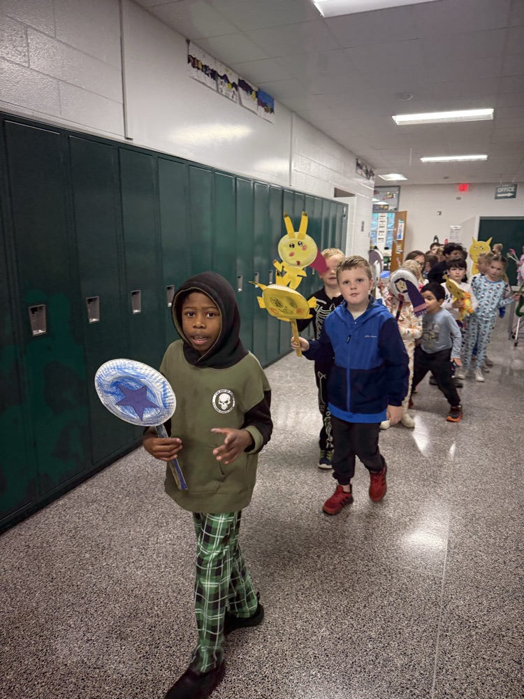 students in balloon parade 