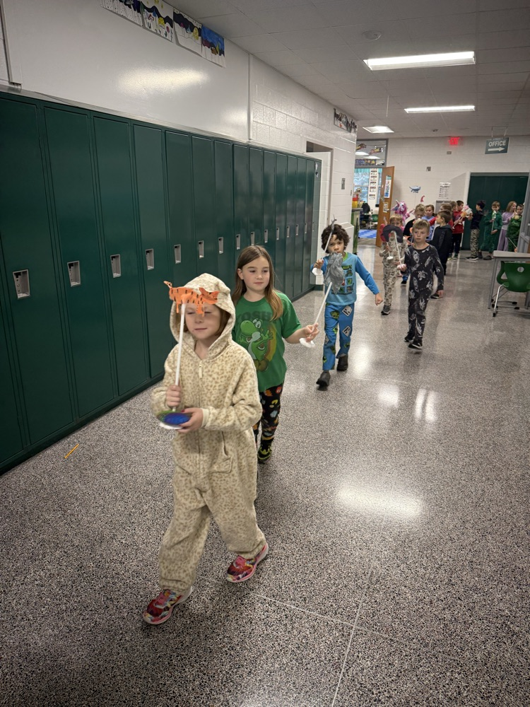 students in balloon parade 