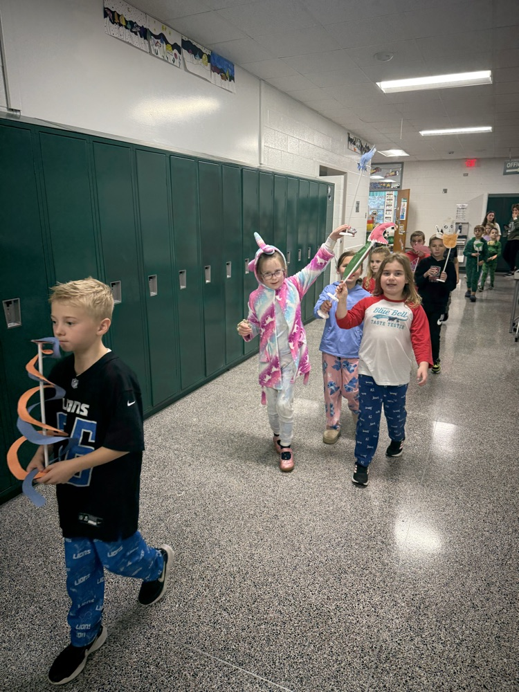 students in balloon parade 
