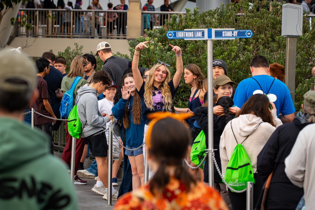 Orchestra students at Magic Kingdom