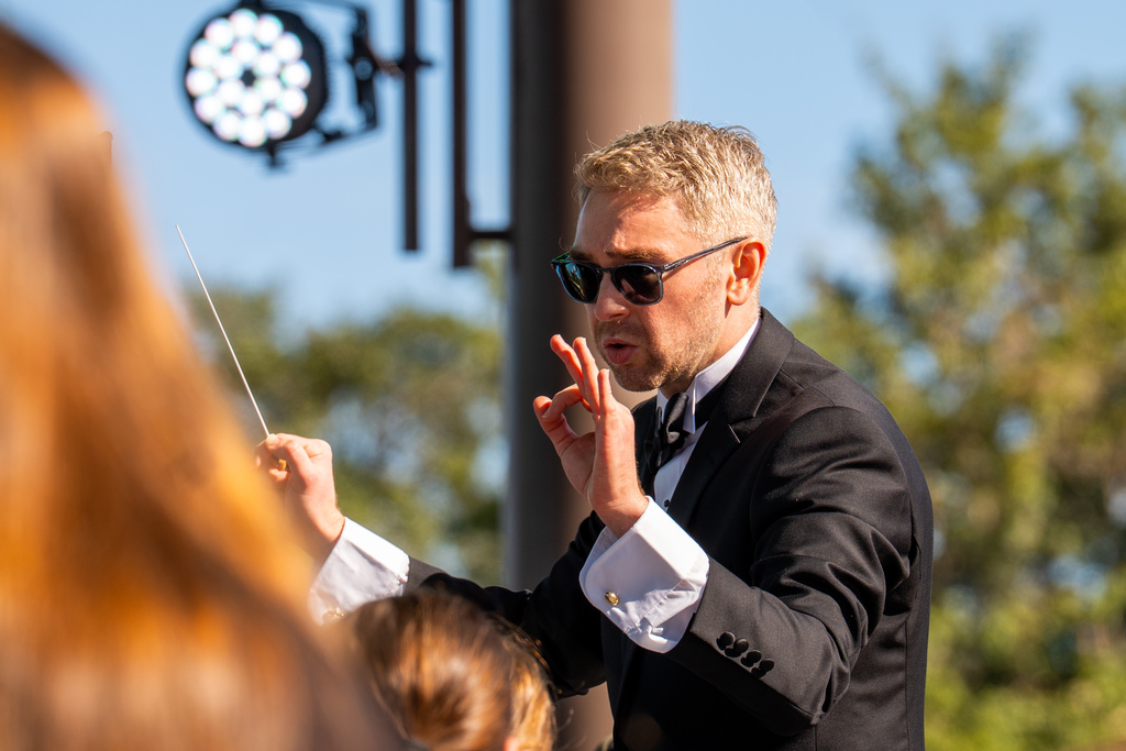 Orchestra conductor at Disney Springs