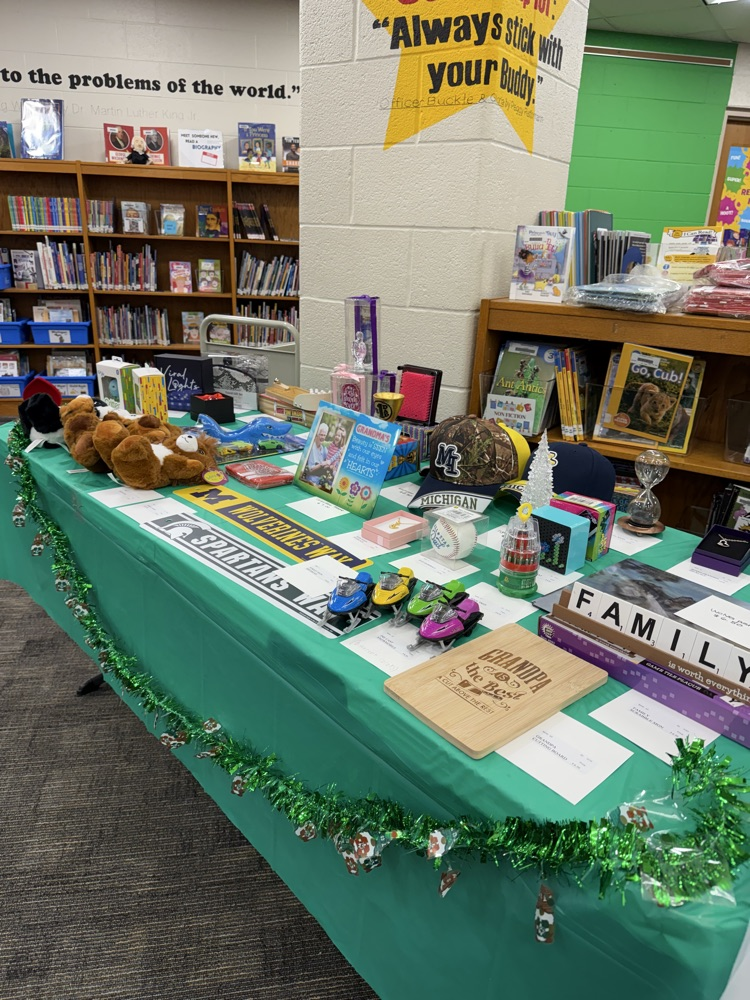 student shopping at holiday gift shop 