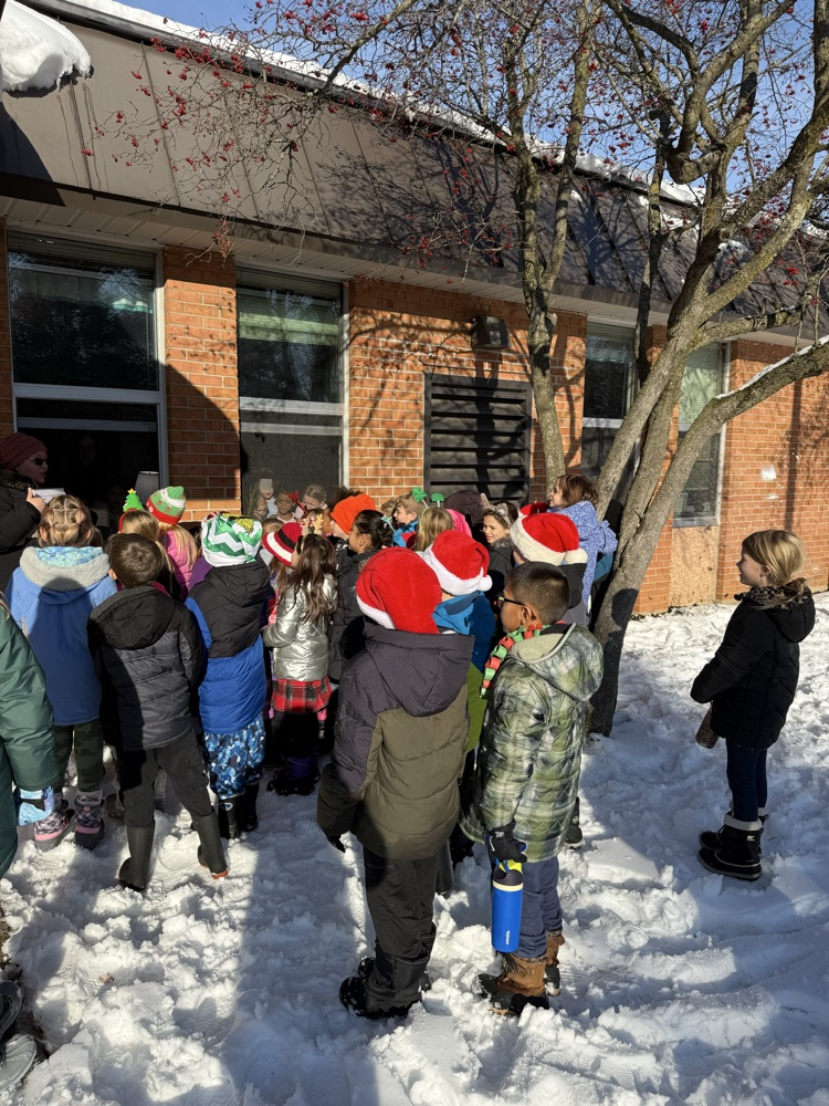 Students caroling