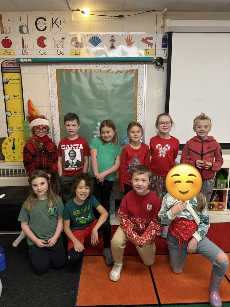 group of students in festive wear