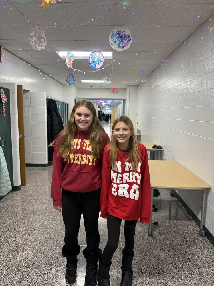 group of students in festive wear