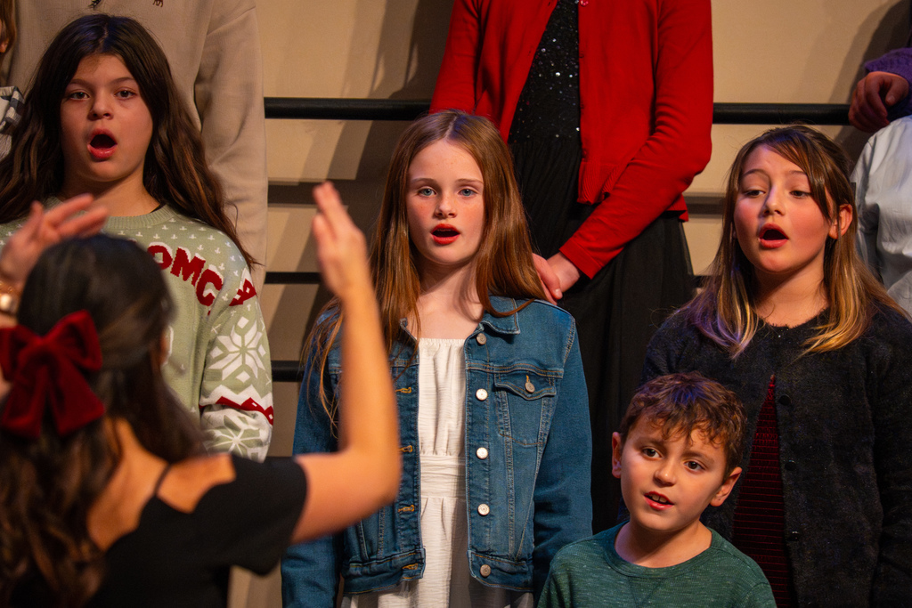 Pinewood choir singing