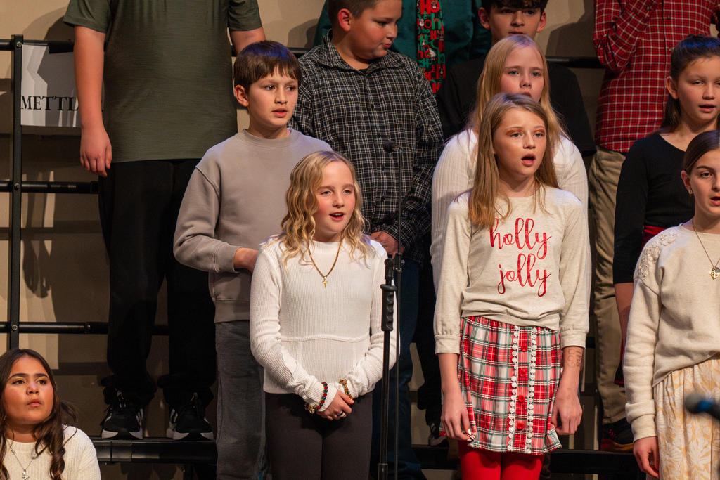 Pinewood choir singing