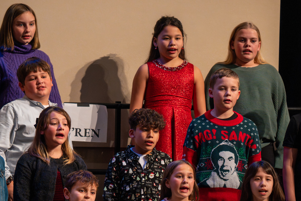 Pinewood choir singing