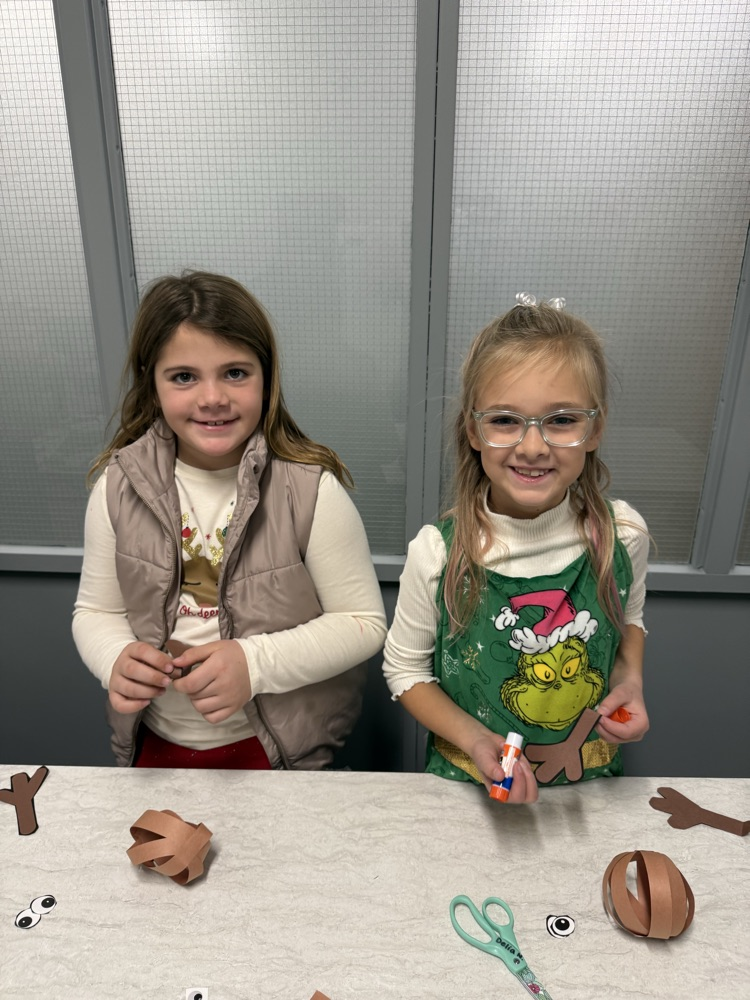 students in holiday clothes 