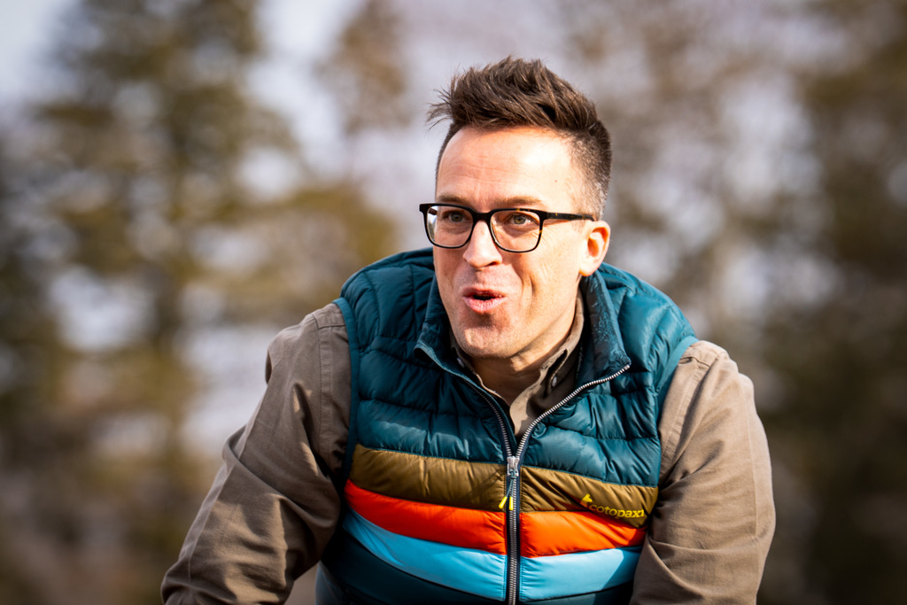 Watch Dog dad smiling