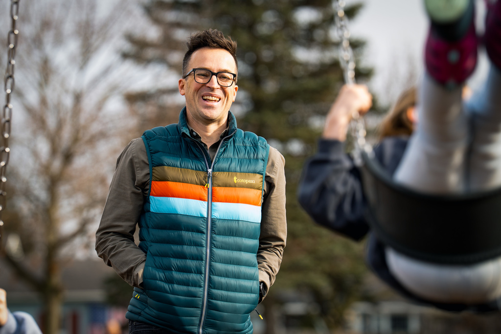 Watch Dog dad smiling