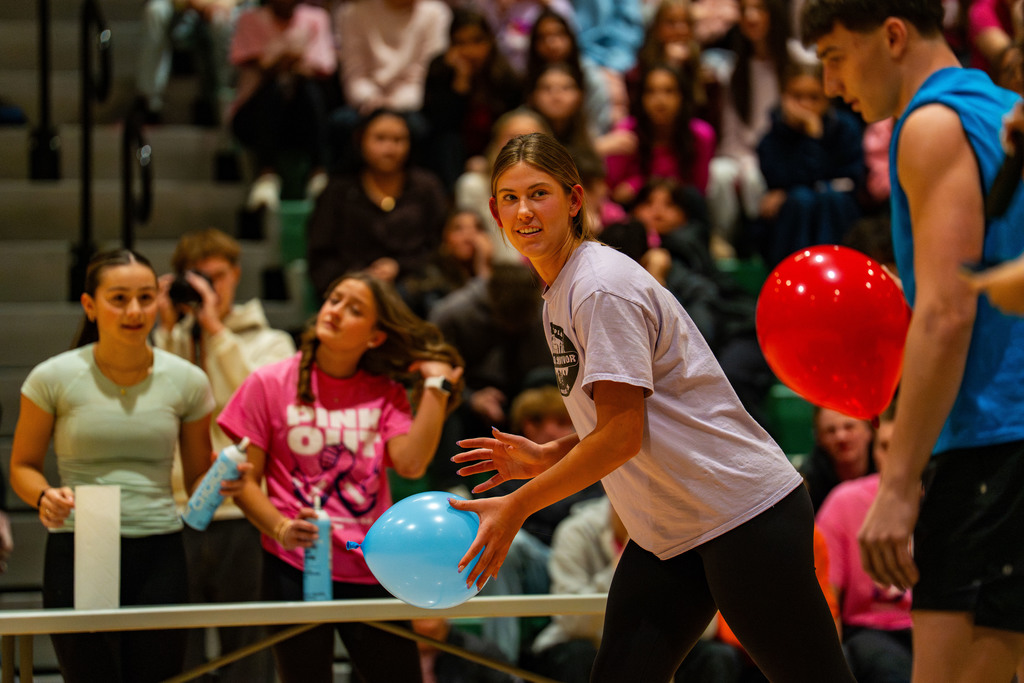Senior Survivors with balloons 