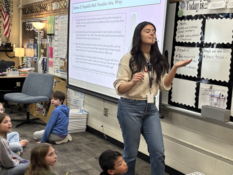 Mrs. M demonstrates a game