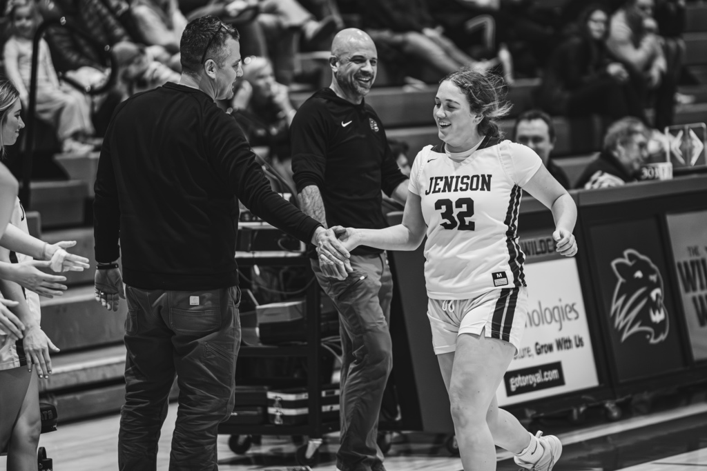 Basketball player heading to bench