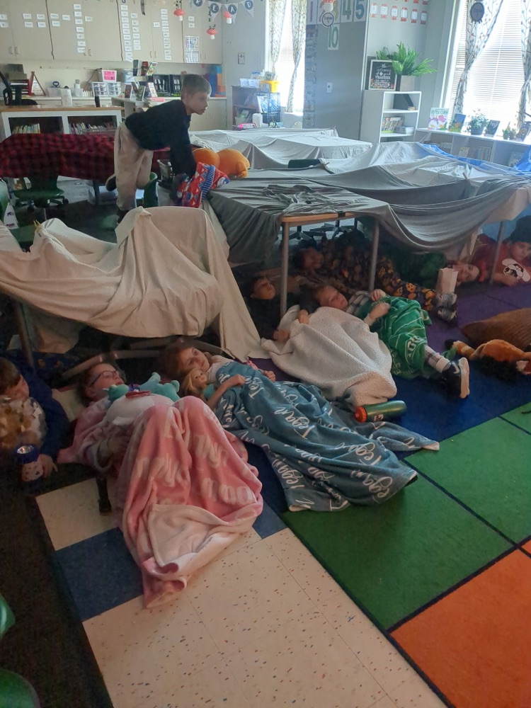 students watching a movie 